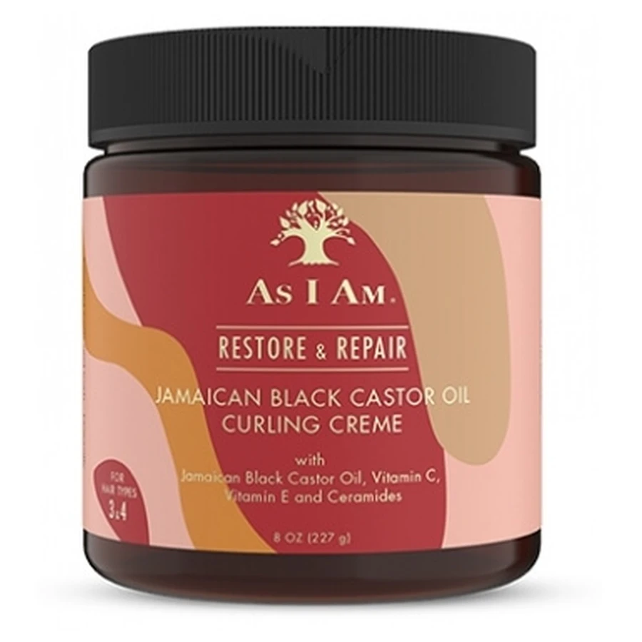 Crema «As I Am Curling» para restaurar y reparar con aceite de jojoba (JBCO)
