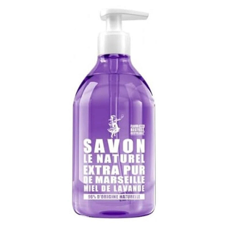 Le Naturel Extra Pure Marseillezeep met lavendelhoning, 500 ml