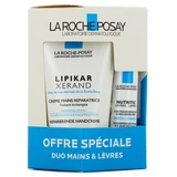 Oferta especial: Crema de manos Lipikar Xerand de La Roche-Posay, 50 ml + Bálsamo labial Nutritic, 4,7 ml
