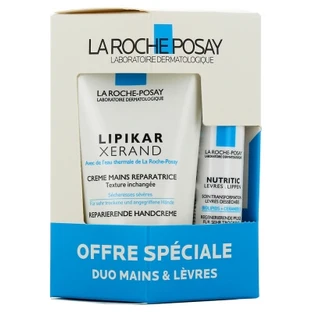 La Roche-Posay Lipikar Xerand Handcrème 50 ml + Nutritic Lippenbalsem 4,7 ml Speciale aanbieding