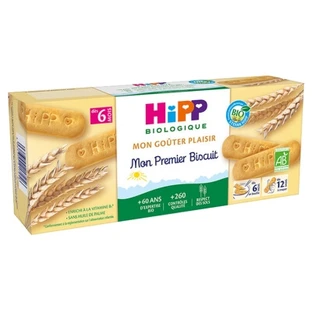 HiPP Mon Goûter Plaisir Mon Premier Biscuit dès 6 Mois Bio 180 g
