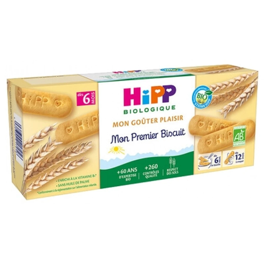 HiPP Mon Goûter Plaisir Mon Premier Biscuit dès 6 Mois Bio 180 g