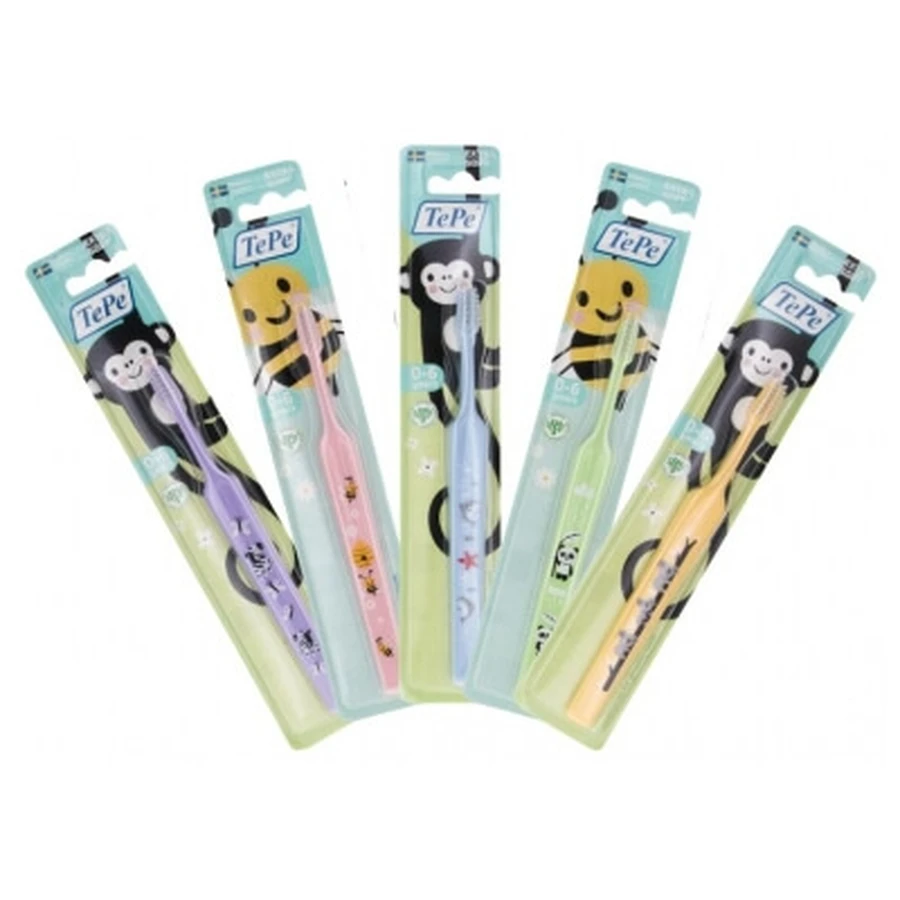 TePe Children's Extra Soft Toothbrush, Ages 0–6