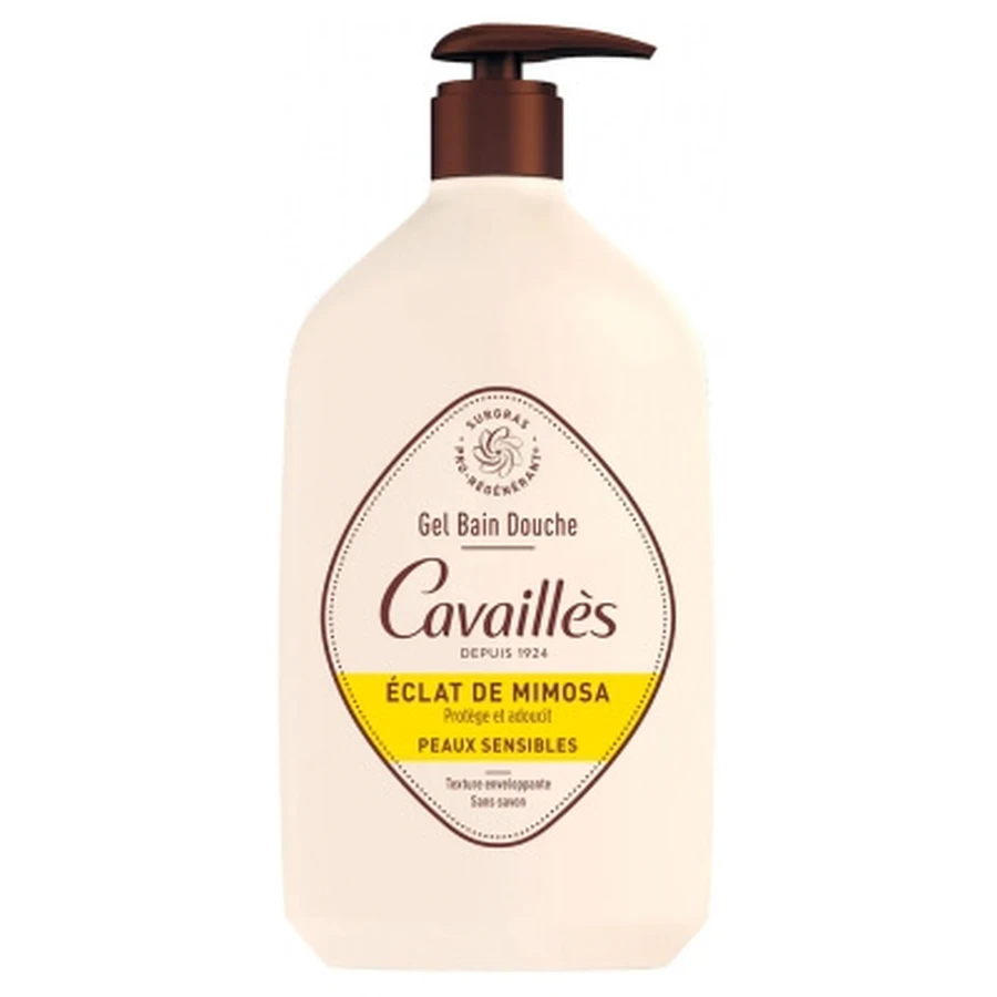 Cavaillès Duschgel für empfindliche Haut, Mimosenblüte, 1 l