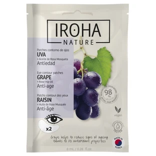 Iroha Nature Grape Oogcontourbehandeling, 2 pleisters