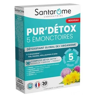 Santarome Pur'Détox 5 Emunctory Organs, 30 Capsules
