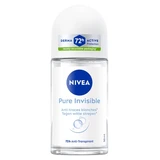 Nivea Pure Invisible 72-Hour Antiperspirant Deodorant Roll-On, 50 ml