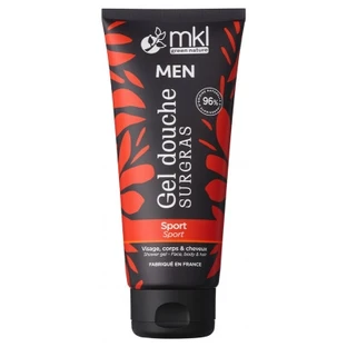 Gel de ducha hidratante MKL Green Nature para hombre, 200 ml