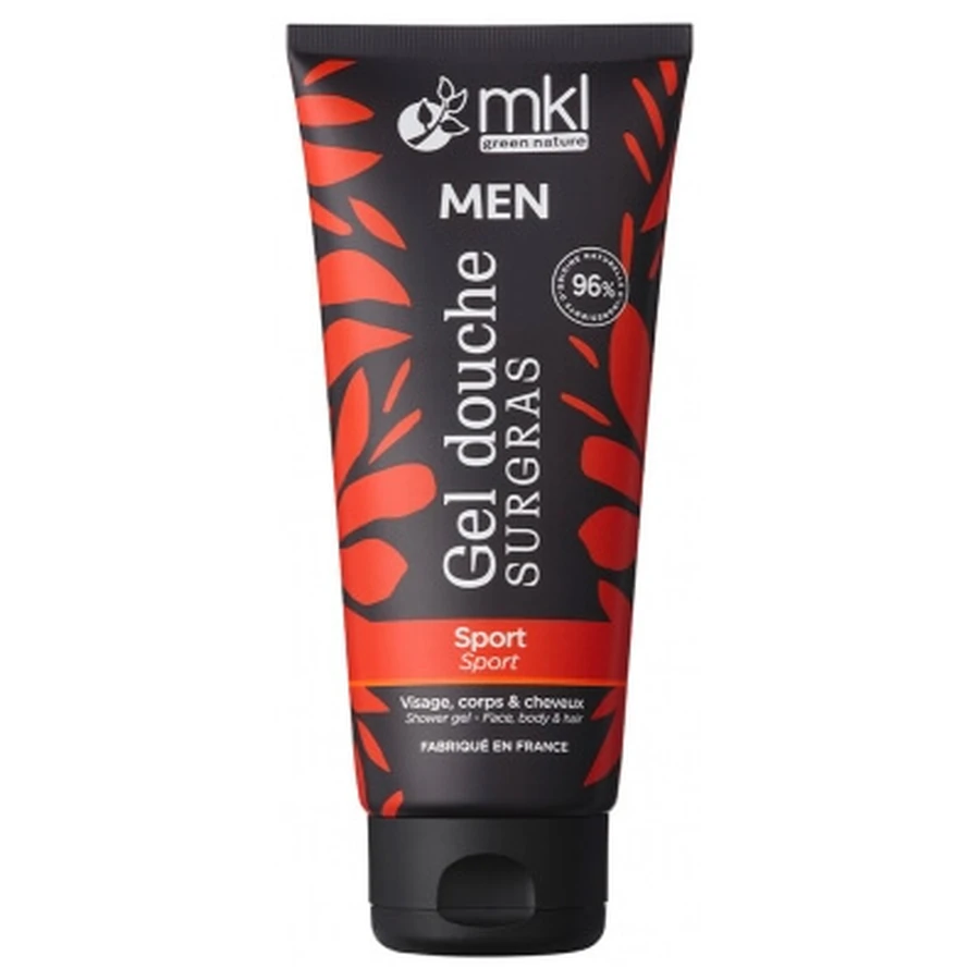 Gel de ducha hidratante MKL Green Nature para hombre, 200 ml
