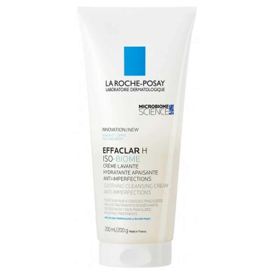 La Roche-Posay Effaclar H Iso-Biome Beruhigende, feuchtigkeitsspendende Reinigungscreme 200 ml