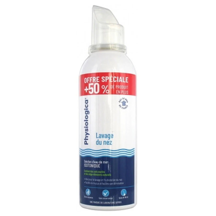 Gifrer Physiologica Isotonic Seawater Solution 150 ml, including 50 ml Free
