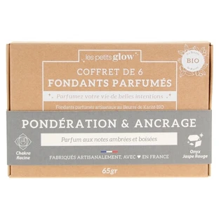 Natura Square „Les Petits Glow“ Geschenkset: 6 duftende Schmelzbalsame für Ausgeglichenheit und Erdung (Bio), 65 g