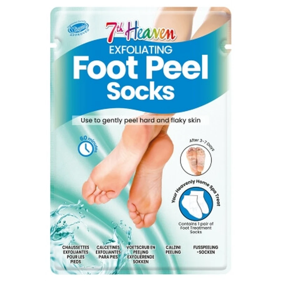 7th Heaven Exfoliating Socks, 1 Pair