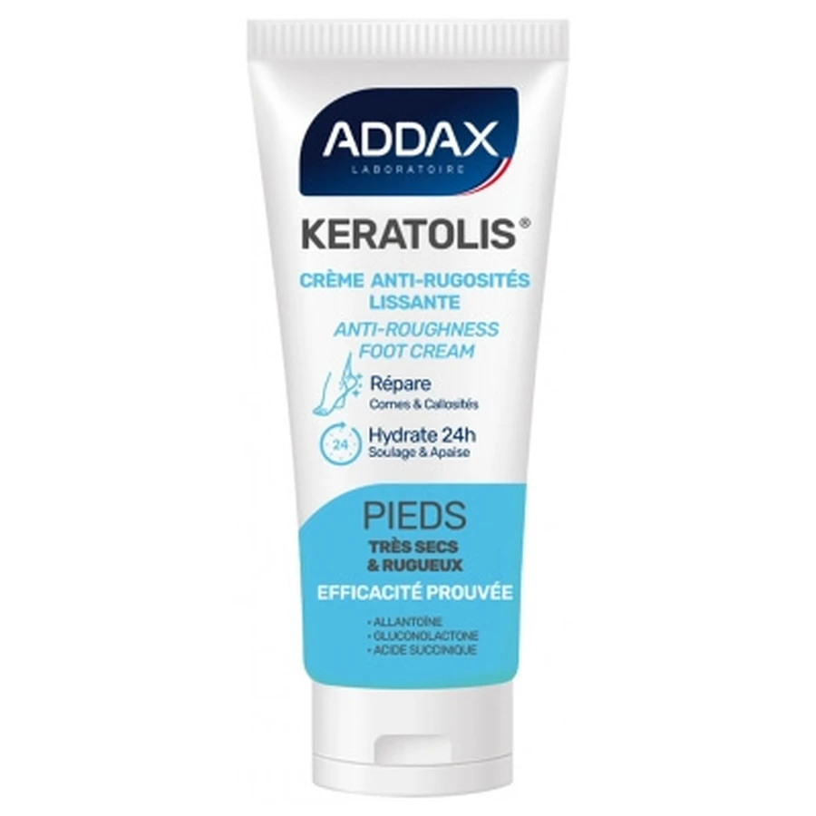 Addax Keratolis Anti-Roughness Glättungscreme für sehr trockene und raue Füße, 50 ml