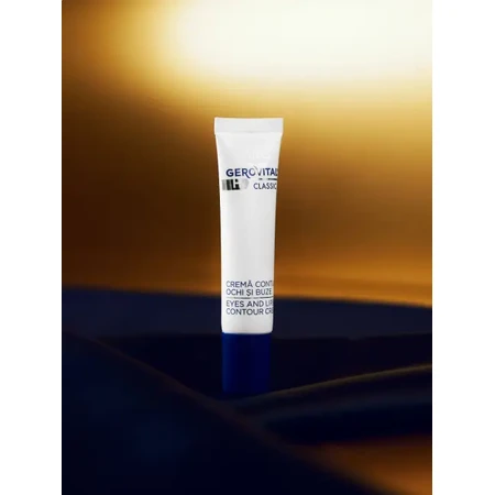 Gerovital H3 Classic Crema para el contorno de ojos y labios, 15 ml
