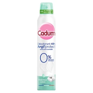 Cadum Argil'Protect 48-Stunden-Frische-Deodorant-Spray mit Baumwolle, 200 ml