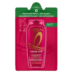 L'Oréal Paris Elseve Color Vive Champú protector del color, recambio ecológico, 300 ml