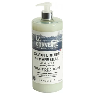 Jabón líquido La Corvette Marseille con leche de cabra, 1 L