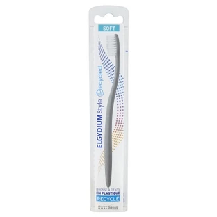 Cepillo de dientes suave reciclado «Elgydium Style»