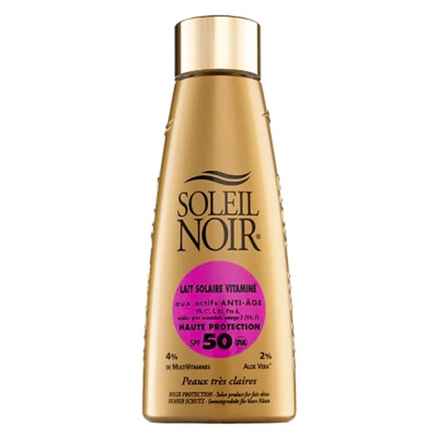 Soleil Noir Vitamin-angereicherte Sonnencreme mit hohem Lichtschutzfaktor LSF 50, 150 ml