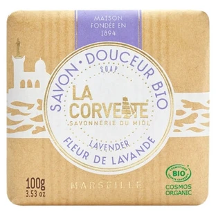 La Corvette Savon Douceur Bio Fleur de Lavande 100 g