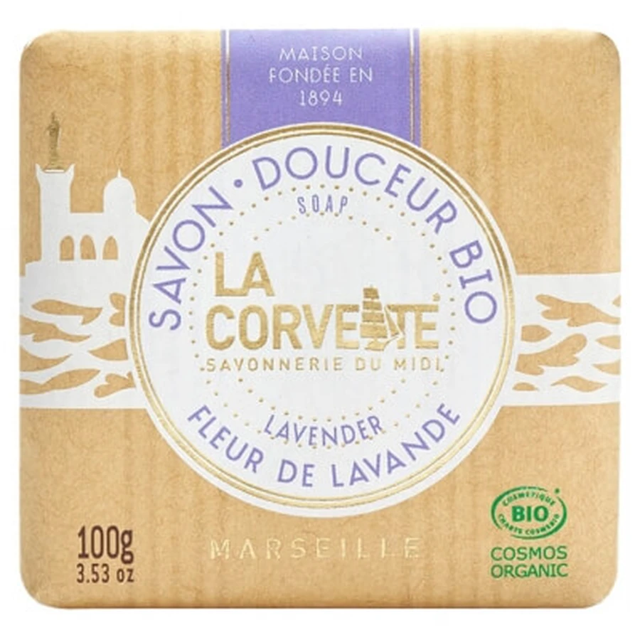 La Corvette Savon Douceur Bio Fleur de Lavande 100 g