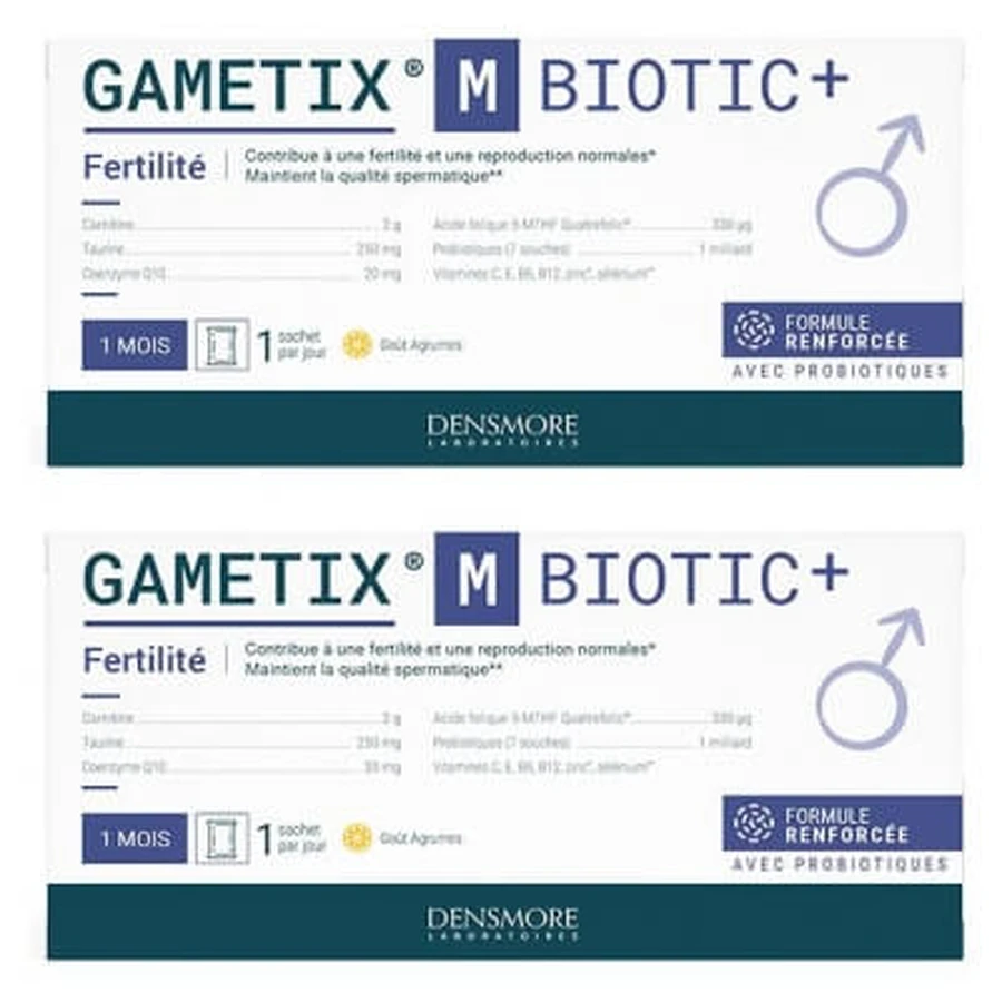 Densmore Gametix M Biotic+ Fertility, 30 Beutel, 2er-Pack