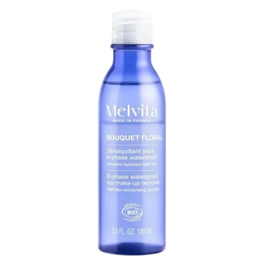 Melvita Bouquet Floral Organic Two-Phase Waterproof Eye Makeup Remover 100 ml