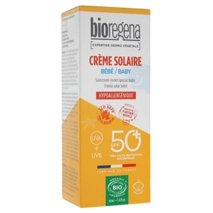 Protector solar orgánico para bebés Bioregena SPF 50+ 40 ml