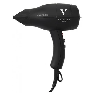 Velecta Paris Paramount Iconic TGR 2.0i-haardroger in Intense Black van Velecta Paris