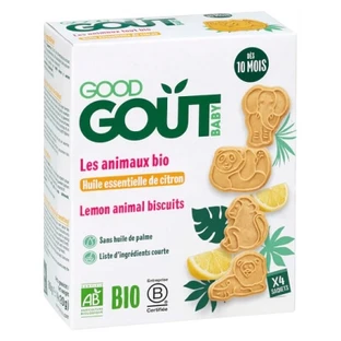 Good Goût Dieren met essentiële citroenolie, voor baby’s vanaf 10 maanden, biologisch, 80 g