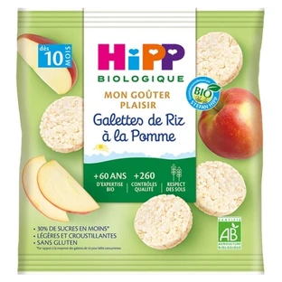 HiPP Mon Goûter Plaisir biologische appelrijstwafeltjes, vanaf 10 maanden, 30 g