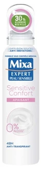 Mixa Expert Peau Sensible Sensitive Confort Anti-Transpirant Apaisant 48H Spray 150 ml