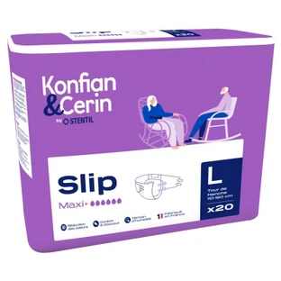 Stentil Konfian & Cerin Slip Maxi+ 20 Komplettwindeln für Erwachsene, Größe L