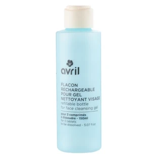 Botella recargable de abril para gel limpiador facial, 150 ml