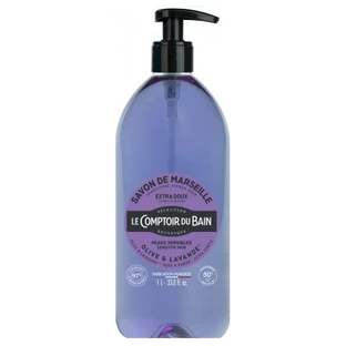 Jabón de Marsella «Le Comptoir du Bain», oliva y lavanda, 1 L