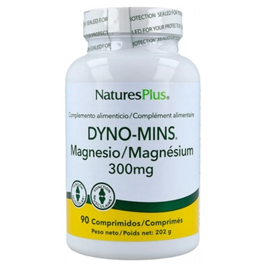 Natures Plus Dyno-Mins Magnésium 300 mg 90 Comprimés