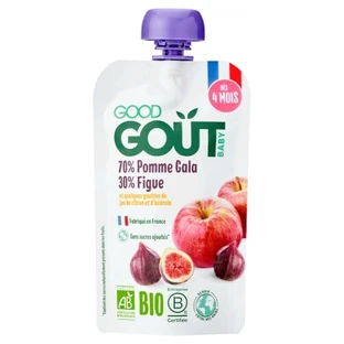 Good Goût Appel & Vijg, biologisch, voor baby’s vanaf 4 maanden, 120 g