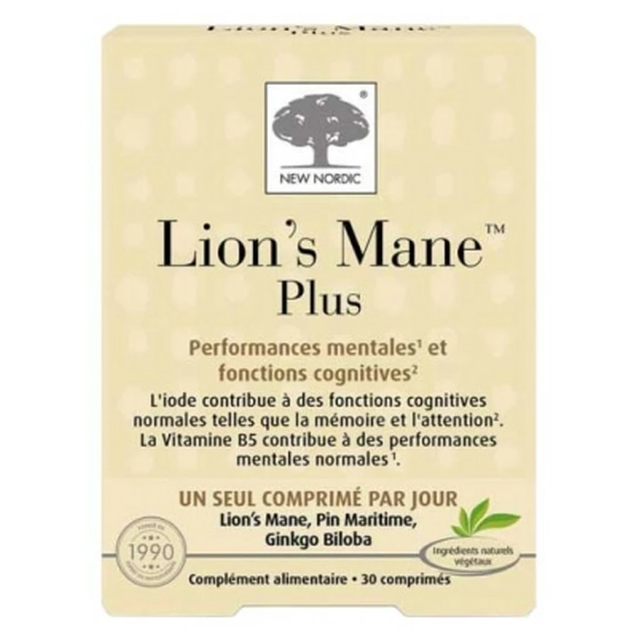 New Nordic Lion's Mane Plus, 30 comprimidos
