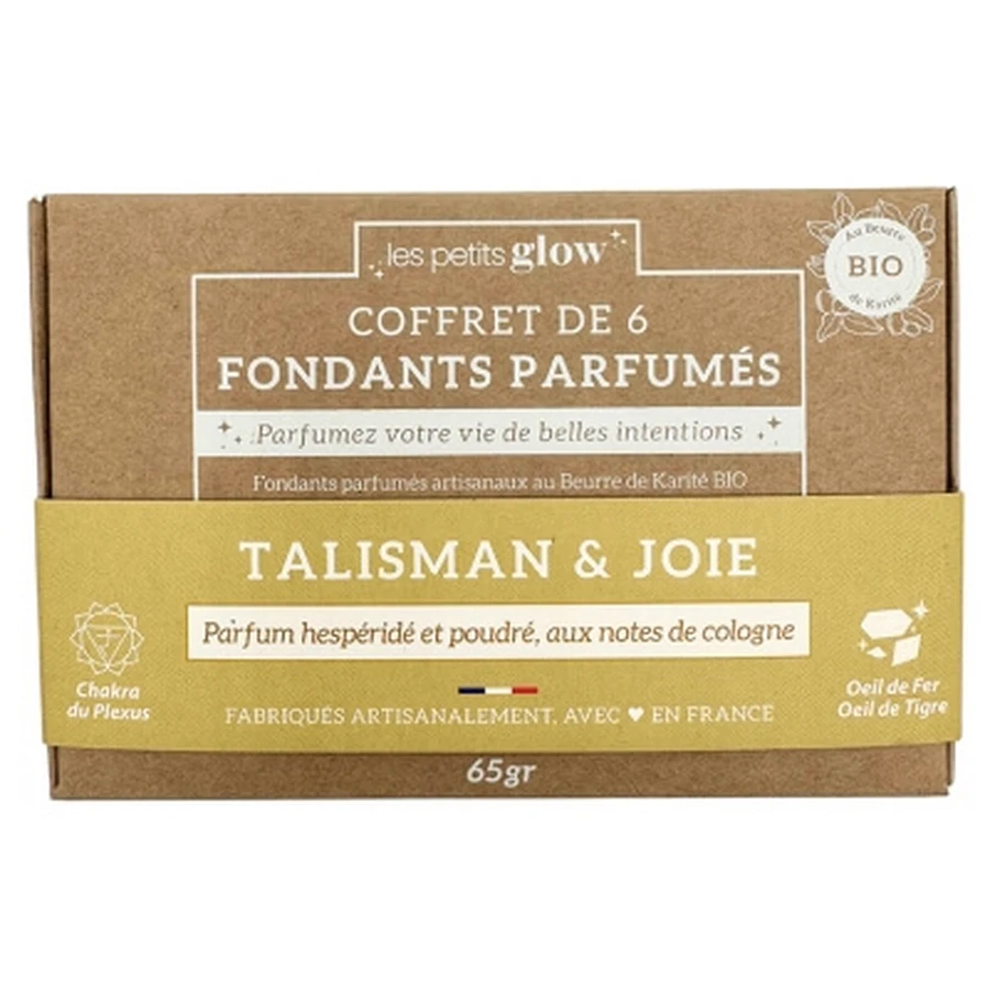 Set de regalo «Les Petits Glow» de Natura Square: 6 velas aromáticas orgánicas para derretir en la fragancia «Talisman & Joie», 65 g
