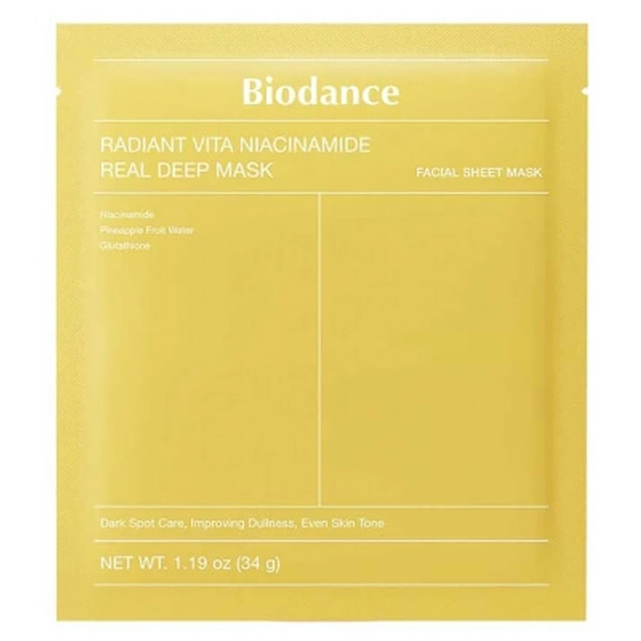 Biodance Radiant Vita Niacinamide Real Deep Mask 34 g
