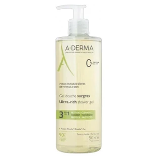 A-DERMA 3-in-1 ultra-hydraterende douchegel, 500 ml