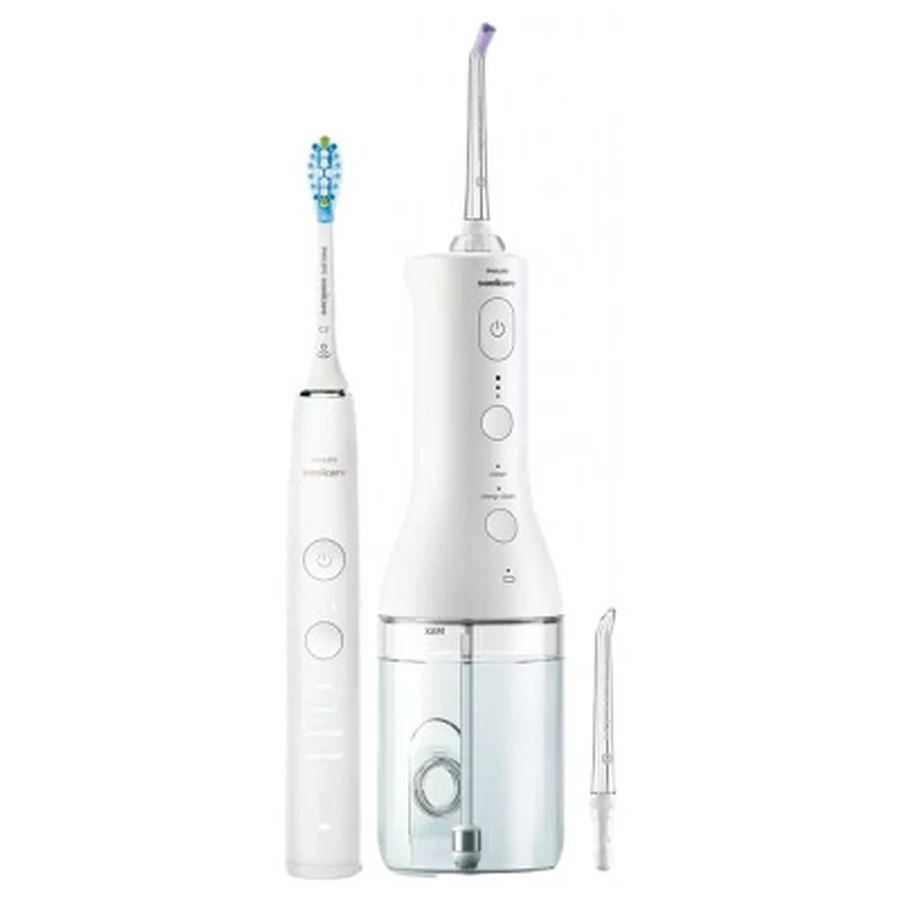 Philips Sonicare DiamondClean 9000 Electric Toothbrush + Cordless Power Flosser 3000