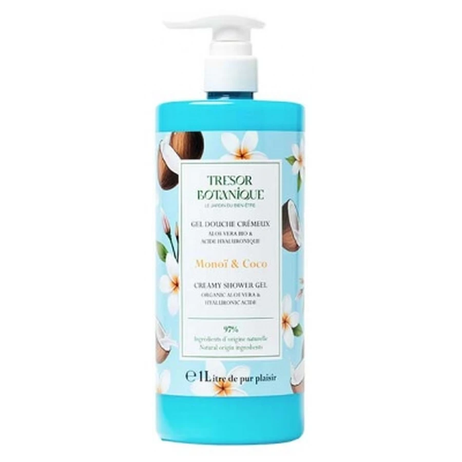 Trésor Botanique Gel Douche Crémeux Monoï & Coco 1 L