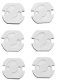 Twistshake-afdekkappen, set van 6