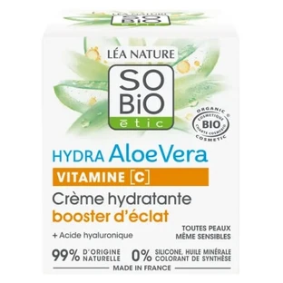Léa Nature SO BIO étic Hydra Aloe Vera Vitamin C Moisturizing Cream with Radiance Booster 50 ml