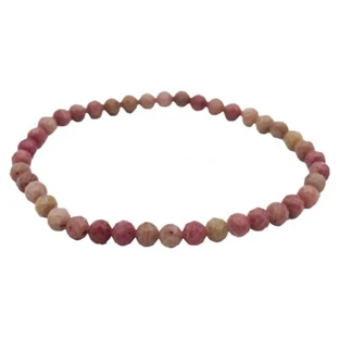 Natura Square Bracelet Facettes Rhodonite