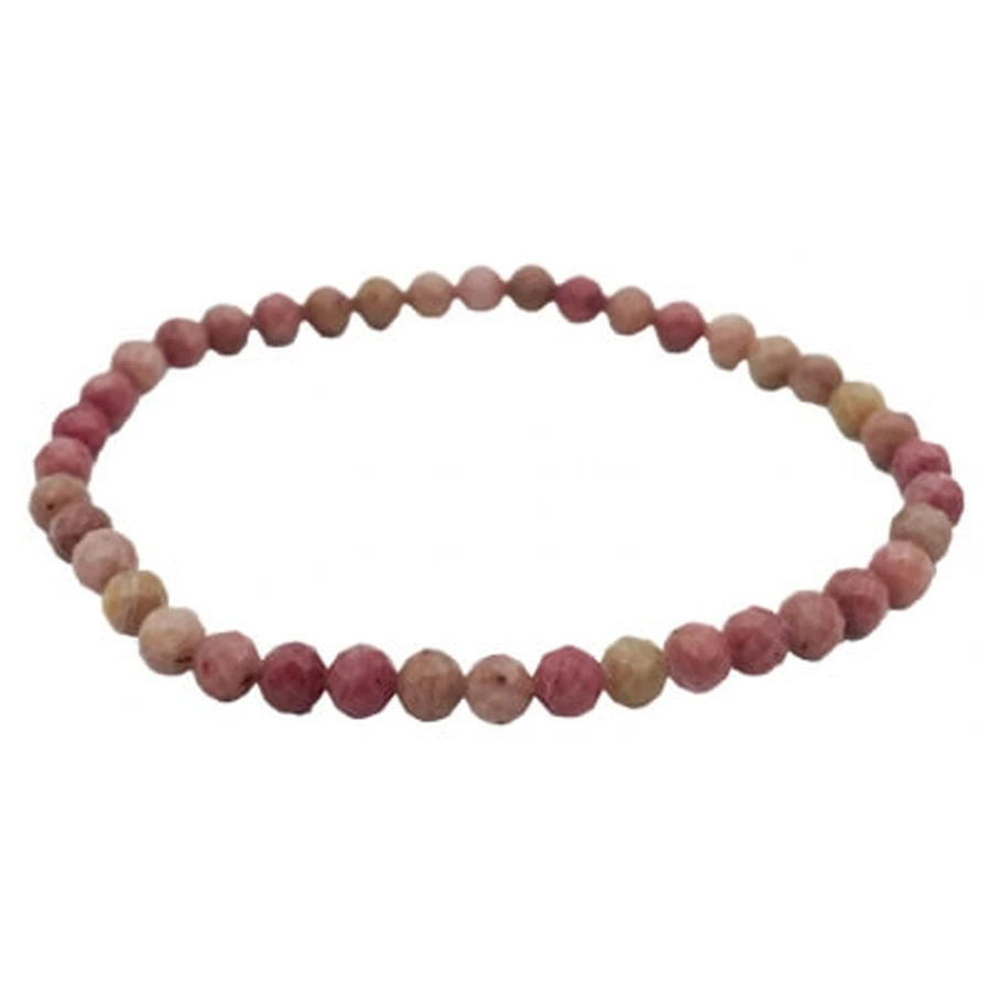 Natura Square Bracelet Facettes Rhodonite