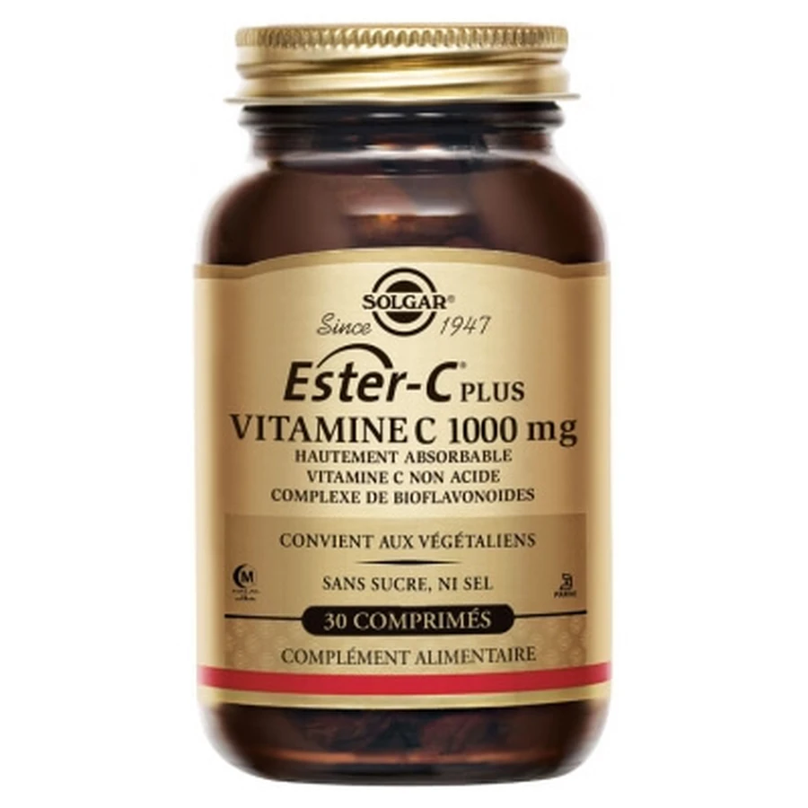 Solgar Ester-C Plus Vitamin C 1000 mg, 30 Tablets