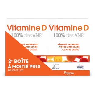 Vitavea Vitamine D, verpakking van 2 x 90 tabletten